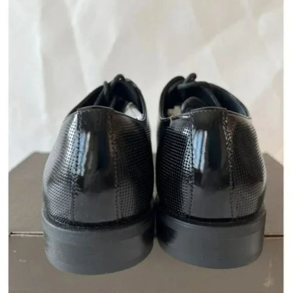 Florsheim Perito Plain Toe Derby Dress Shoes Big Kids 7 M Black Patent Leather